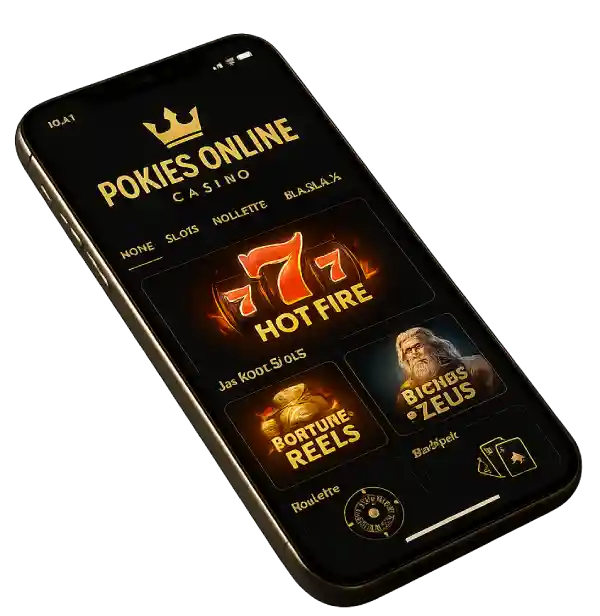 CrownPlay mobile app interface on smartphone – play pokies and casino games on Android and iOS